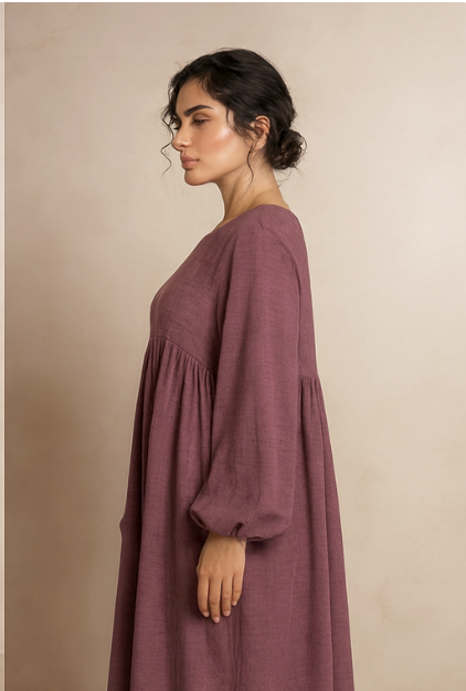 Nursing Zip Pocket Abaya – Single-Zip, Reversible Front/Back | view 27 | Maha The Label modest fashion outfit