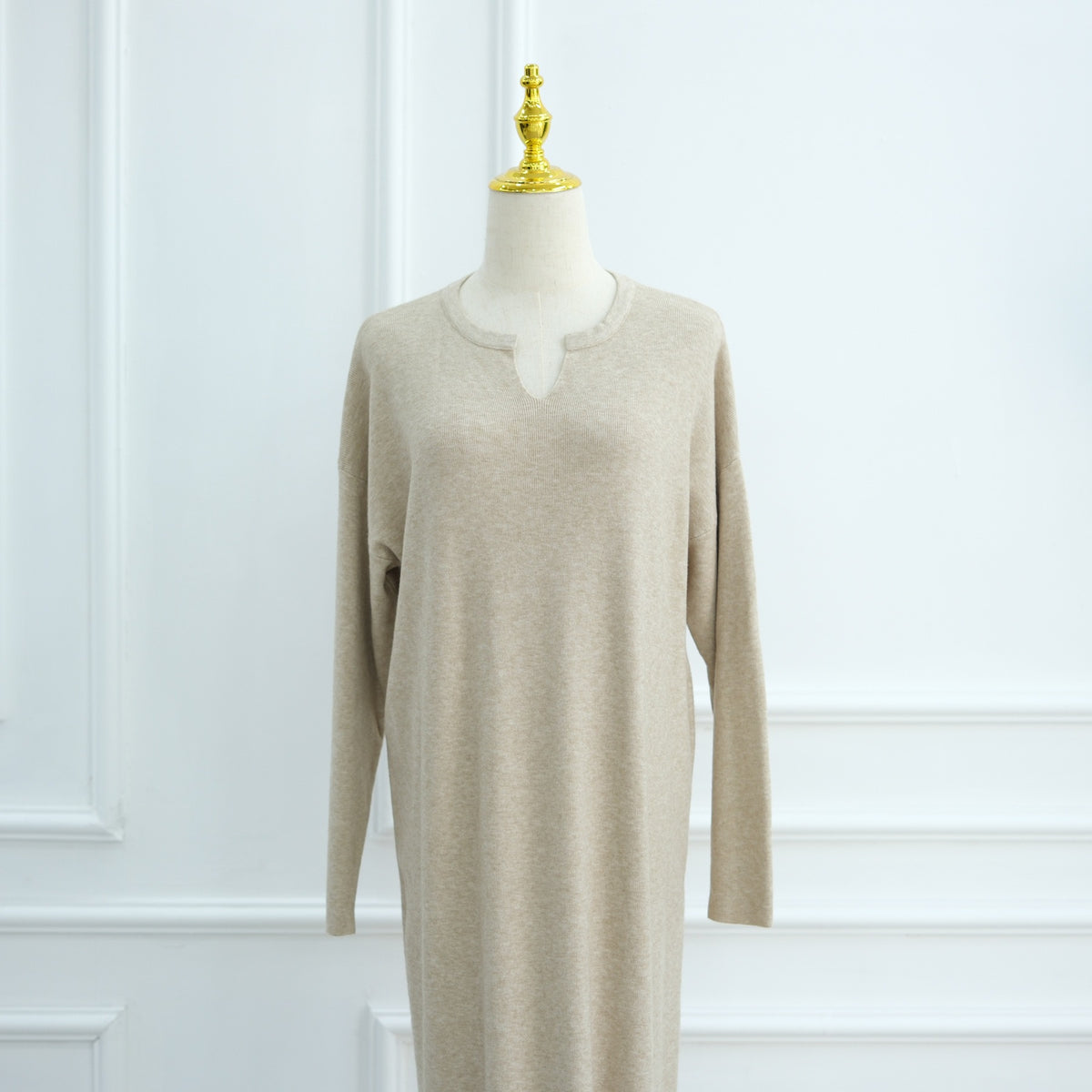 Autumn Winter Knit Maxi Dress for Muslim Women | Modest Long | view 47 | Maha The Label modest wear
