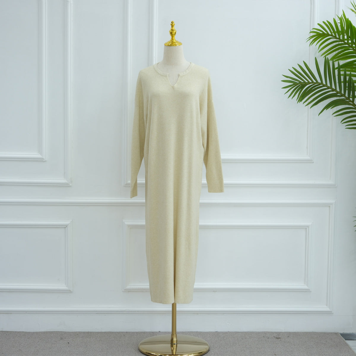 Autumn Winter Knit Maxi Dress for Muslim Women | Modest Long | view 50 | Maha The Label modest wear
