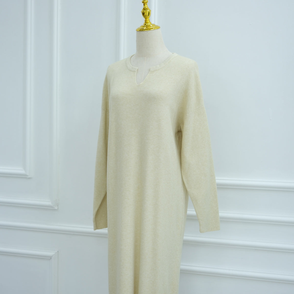 Autumn Winter Knit Maxi Dress for Muslim Women | Modest Long | view 20 | Maha The Label modest wear