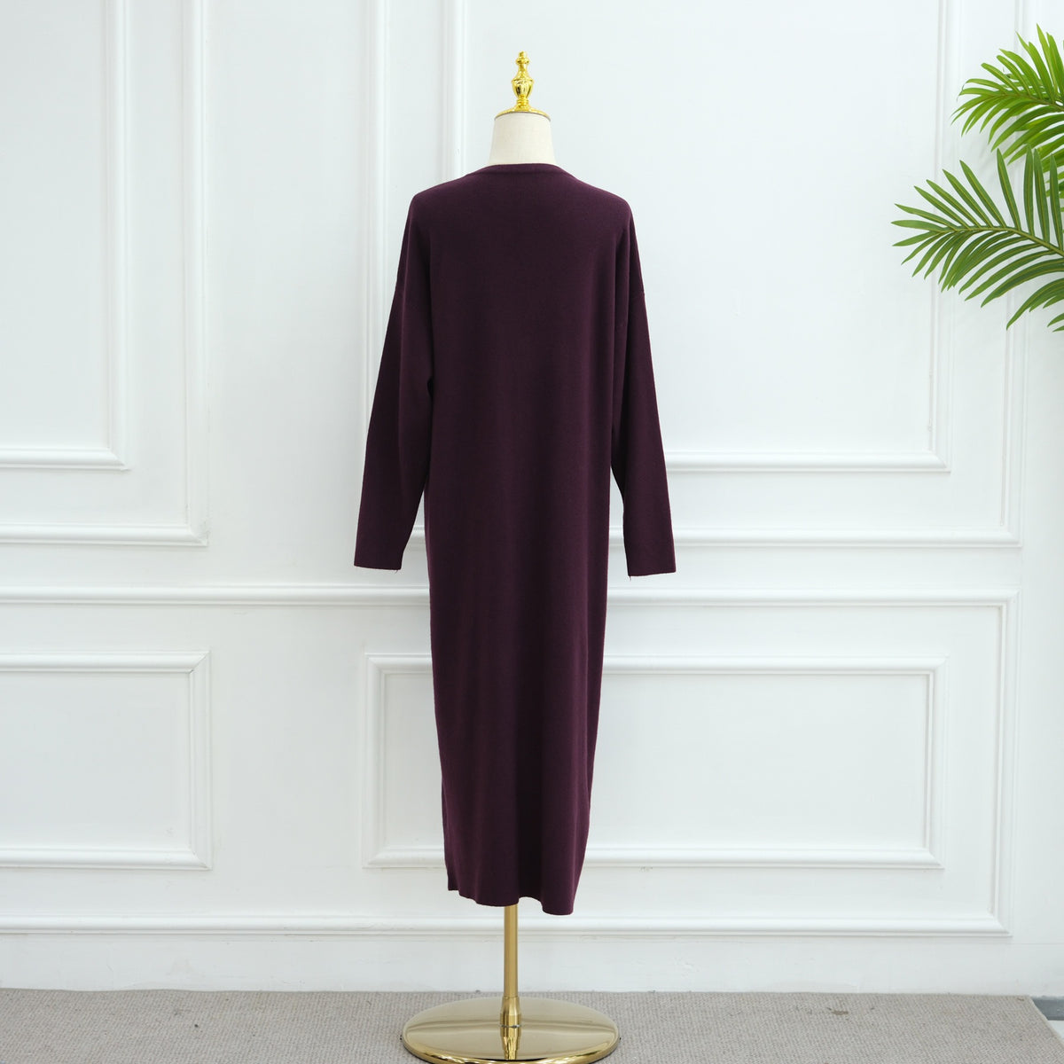Autumn Winter Knit Maxi Dress for Muslim Women | Modest Long | view 23 | Maha The Label modest wear