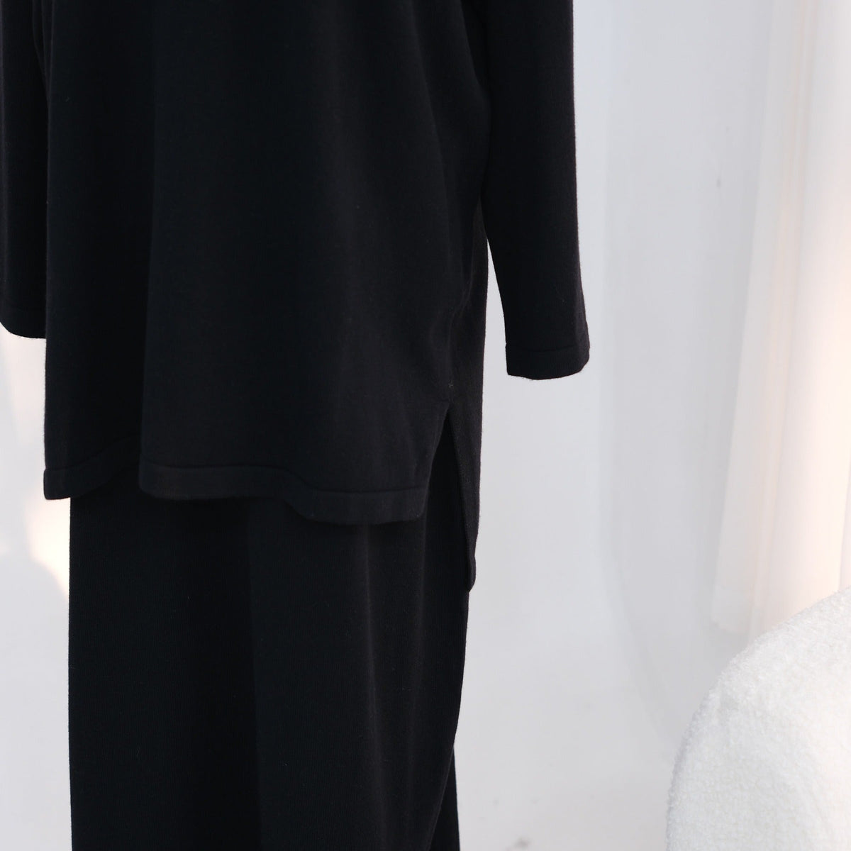 Knitted 3-Piece Set Skirt Top Cardigan | Modest Fashion Outf | view 18 | Maha The Label modest fashion outfit