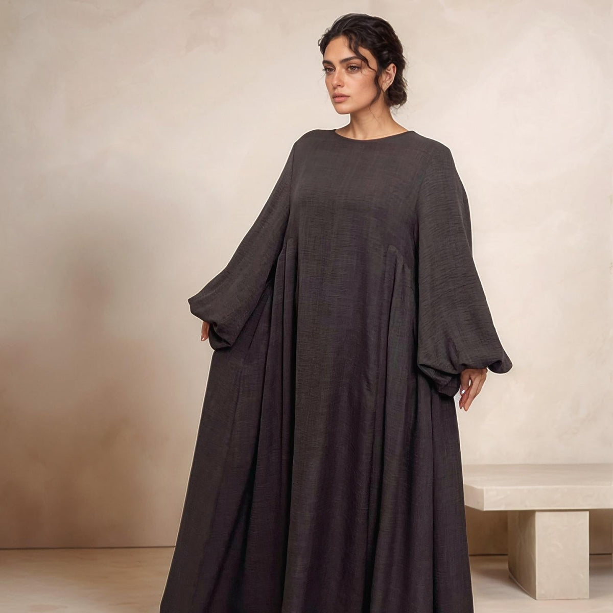 Nursing Zip Pocket Abaya – Single-Zip, Reversible Front/Back | packaging | Maha The Label modest fashion outfit