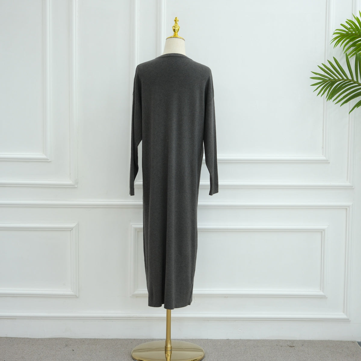 Autumn Winter Knit Maxi Dress for Muslim Women | Modest Long | view 56 | Maha The Label modest wear