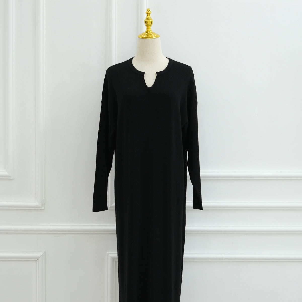 Autumn Winter Knit Maxi Dress for Muslim Women | Modest Long | view 29 | Maha The Label modest wear