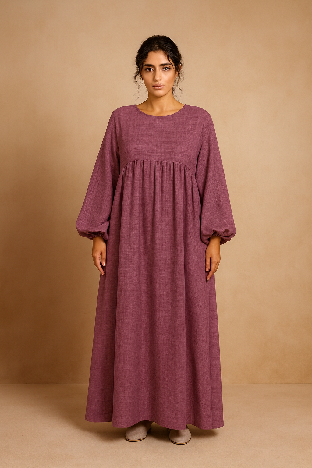 Nursing Zip Pocket Abaya – Single-Zip, Reversible Front/Back | view 24 | Maha The Label modest fashion outfit