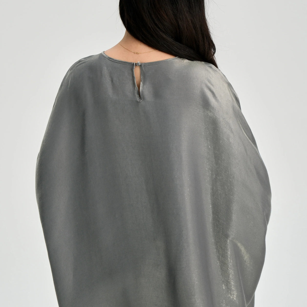 MH43 Shimmering Butterfly Abaya | Modest Batwing Kaftan with Adjustable Belt