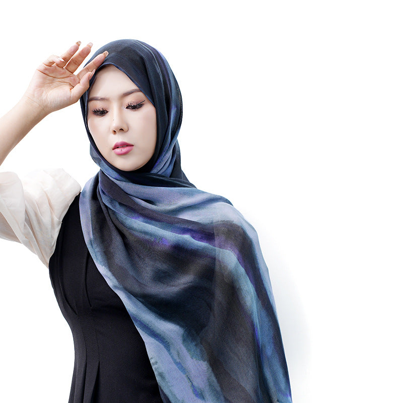 Printed Modal Cotton Hijab -10