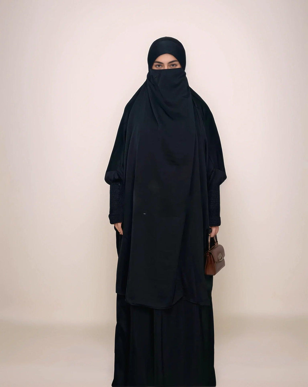 Multi-Color Two-Piece Jilbab Set | Modest Muslim Prayer Dress for Women - Mahathelabel