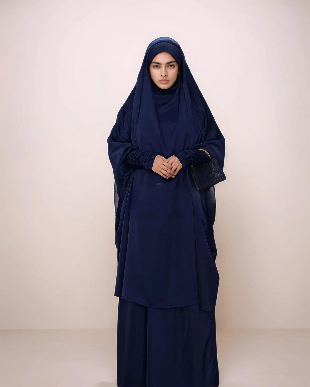 Multi-Color Two-Piece Jilbab Set | Modest Muslim Prayer Dress for Women - Mahathelabel