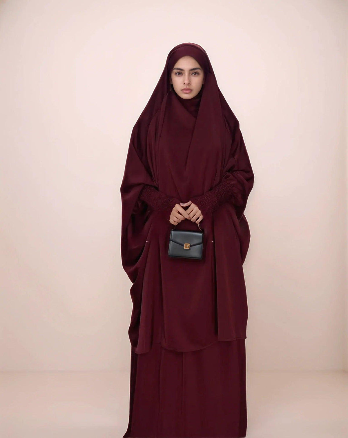 Multi-Color Two-Piece Jilbab Set | Modest Muslim Prayer Dress for Women - Mahathelabel